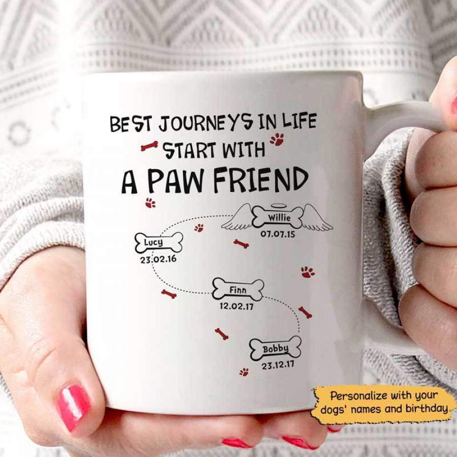 Paw Friend Personalized Mug