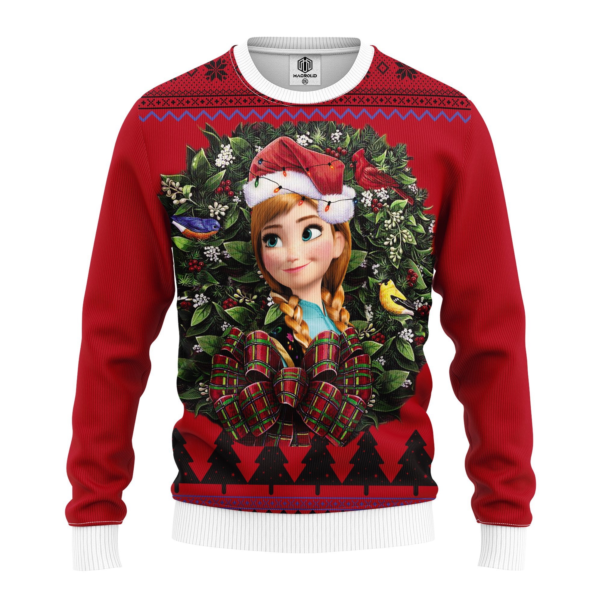 Anna Frozen Noel Mc Ugly Christmas Sweater – thanksgiving gift