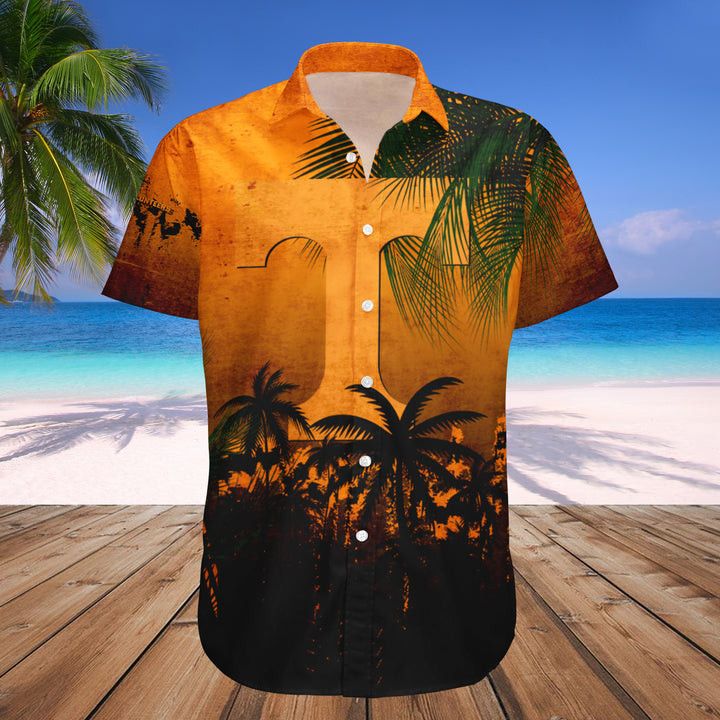 NCCA Tennessee Volunteers Coconut Tree Hawaiian Shirt