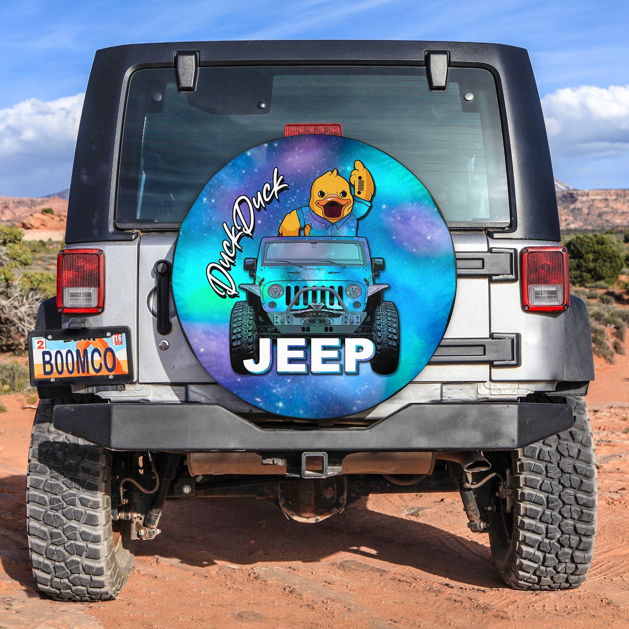 Duckduck Jeep Spare Tire Cover Colorful Style No.3 Lt6