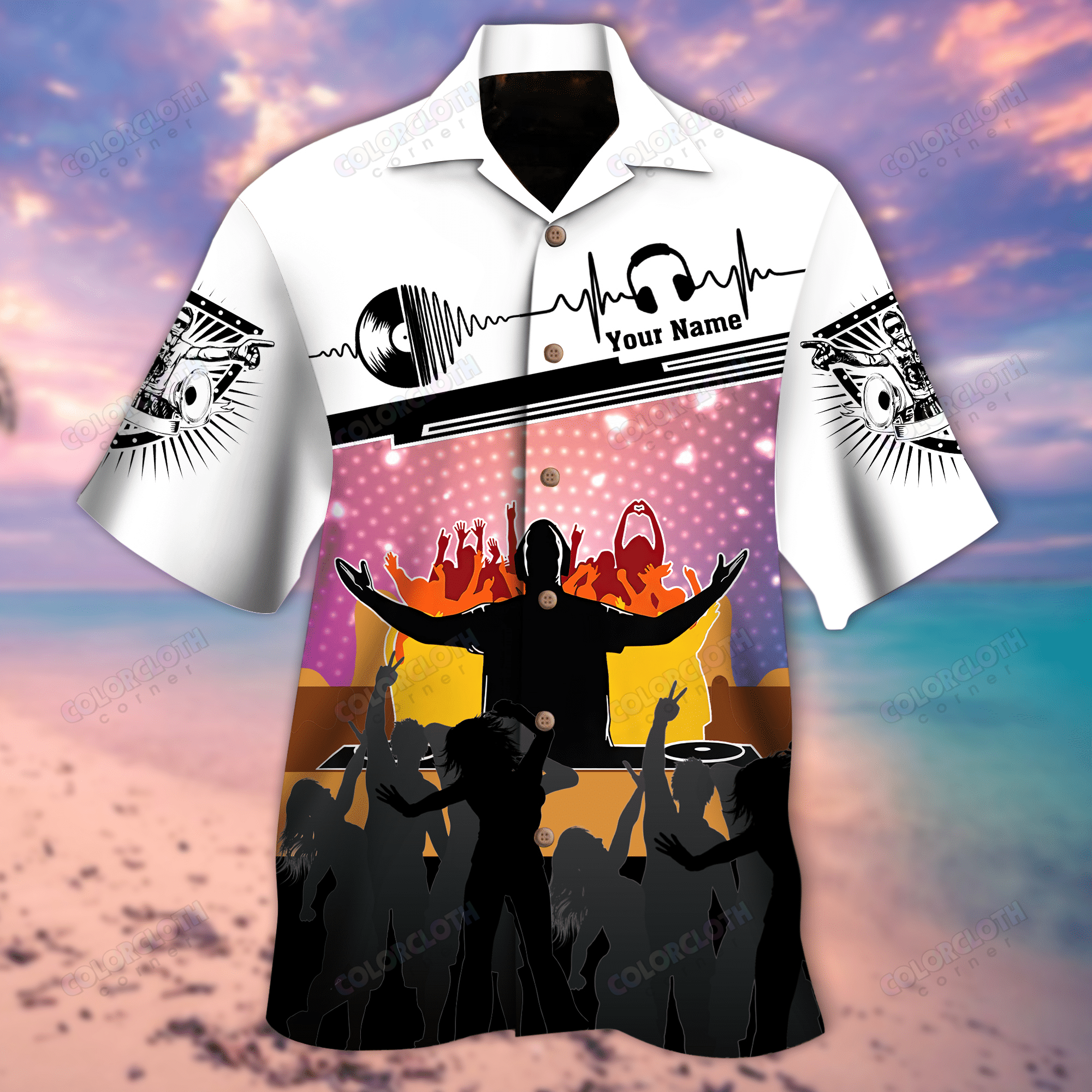 Dj Mix Music Personalized Hawaiian Shirt Re Ha19469