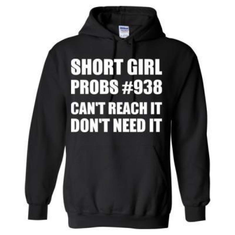 AGR Short Girl Probs 938 Cant Reach It Dont Need It – Heavy Blend™ Hooded Sweatshirt