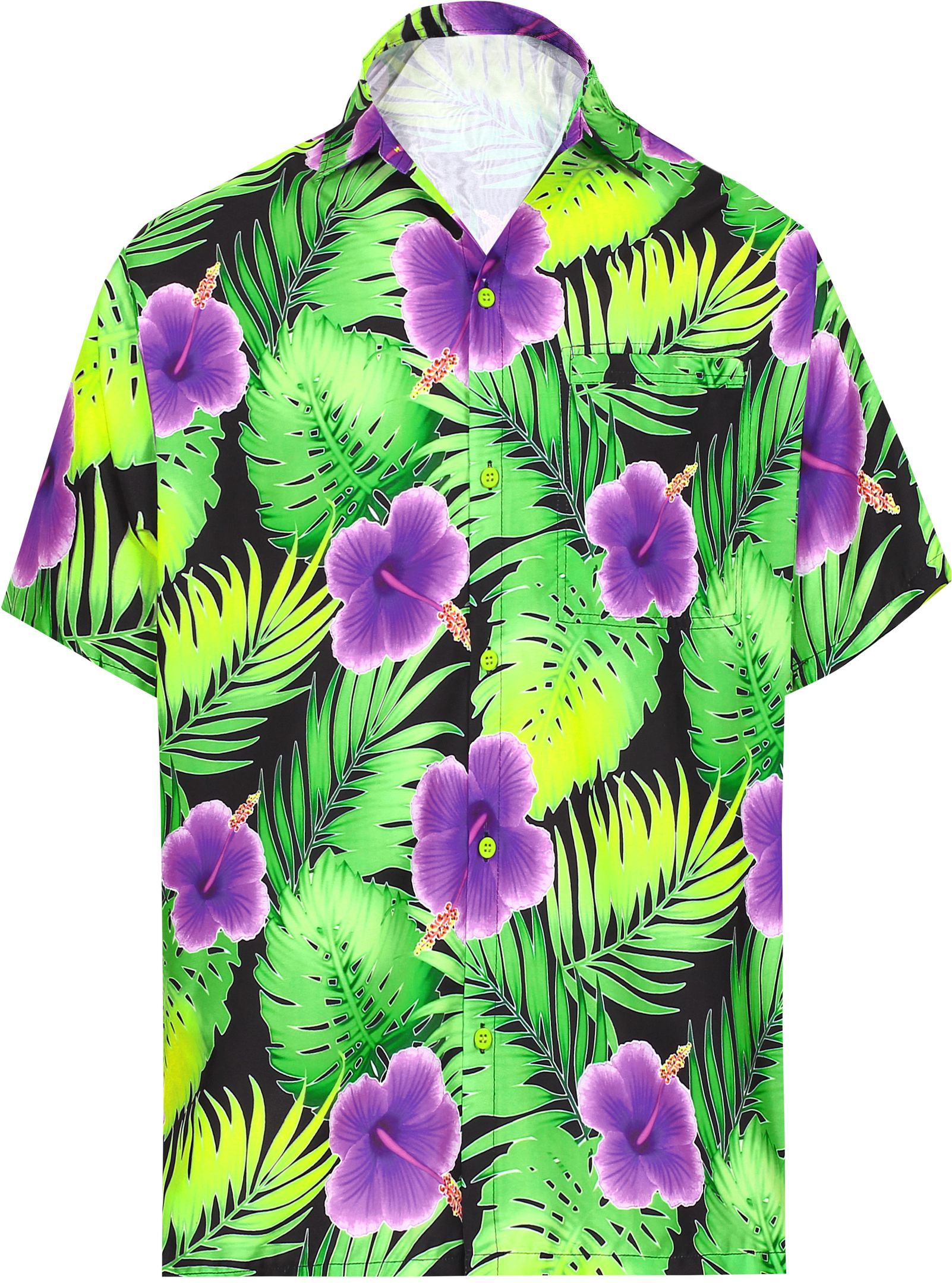 Hibiscus Green Nice Design Hawaii Shirt Ha8463