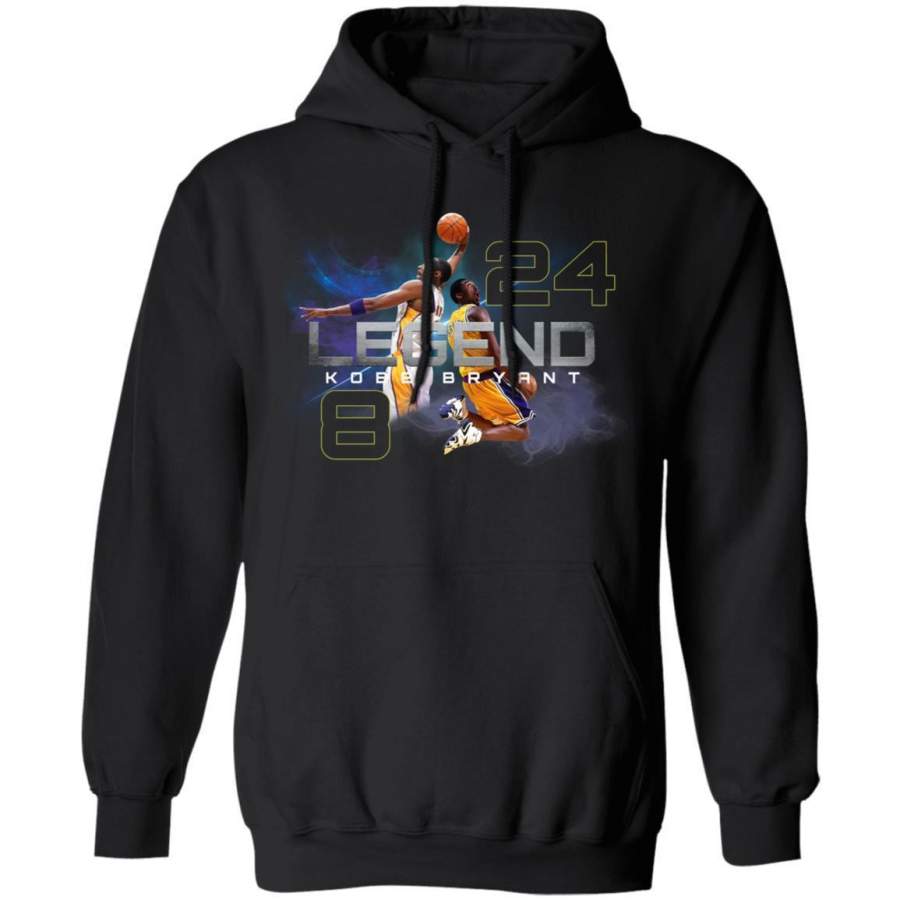 Kobe Bryant Number 8 And 24 Hoodie Basketball Legend Memorial Shirt MT01