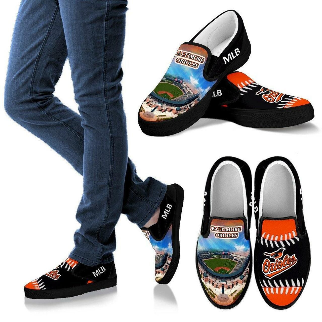 Baltimore Orioles Slip-On Slip On Shoes Proud Of Stadium Shoes16255