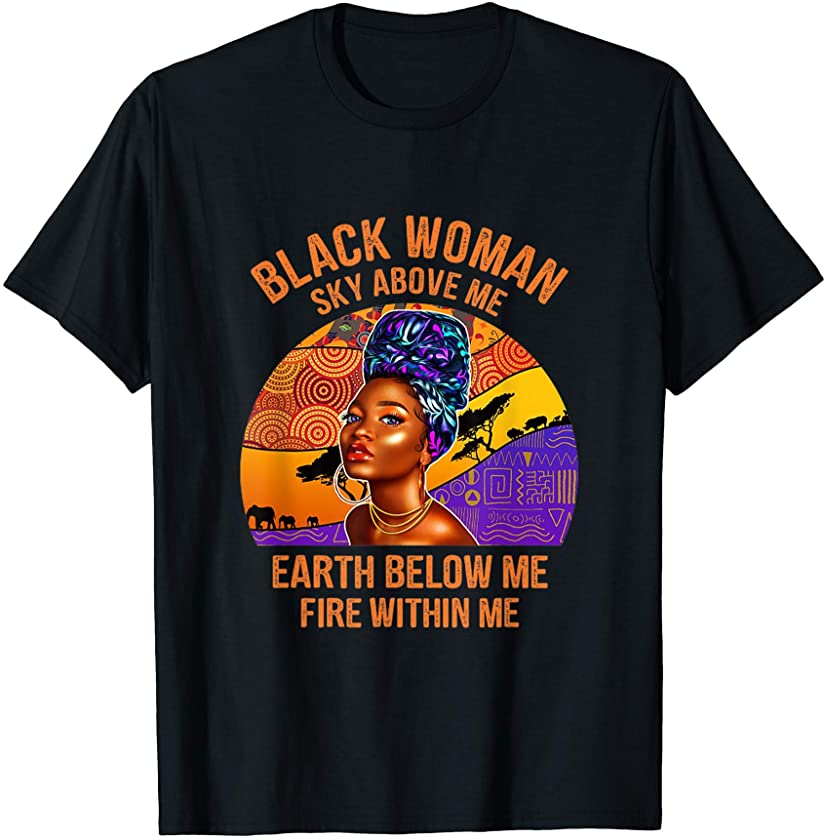 Awesome Afro Black Queen Feminist Freedom Mothers Day T-Shirt