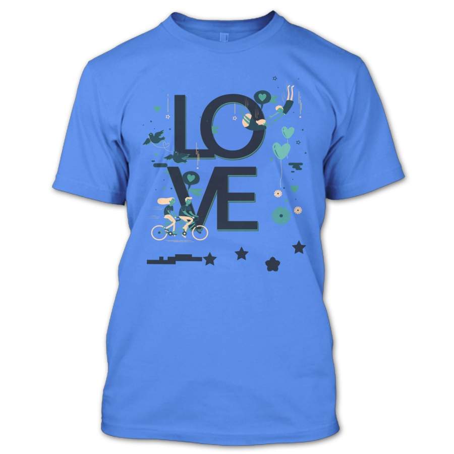 Love T Shirt, Coolest Couple T Shirt