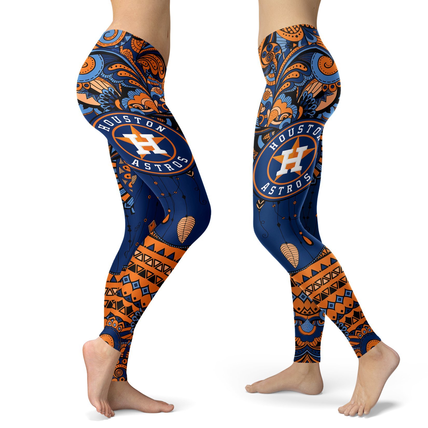 New Boho Houston Astros Leggings With Fantastic Art