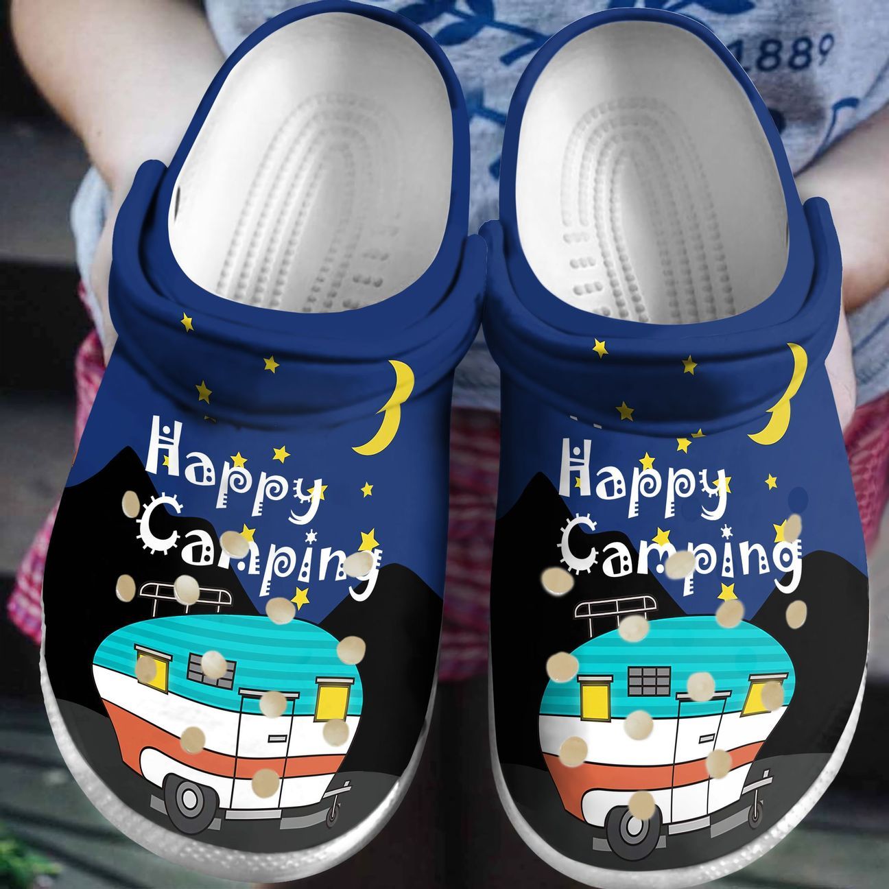 Camping Personalized Clog, Custom Name, Text, Color, Number Fashion Style For Women, Men, Kid, Print 3D In The Weekend