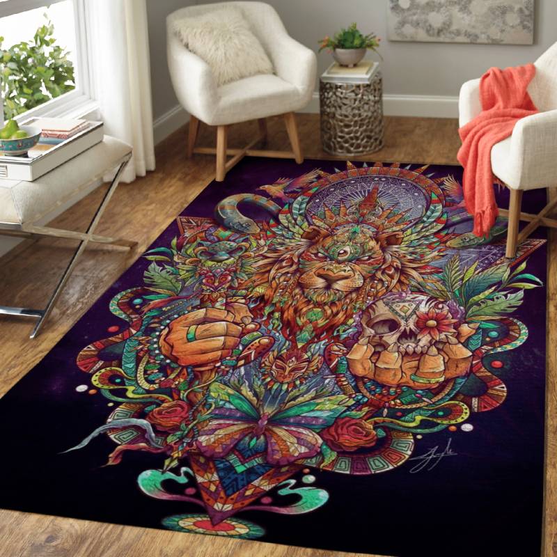 God Lion of dreams – God Animals And Others Area Rug Carpet