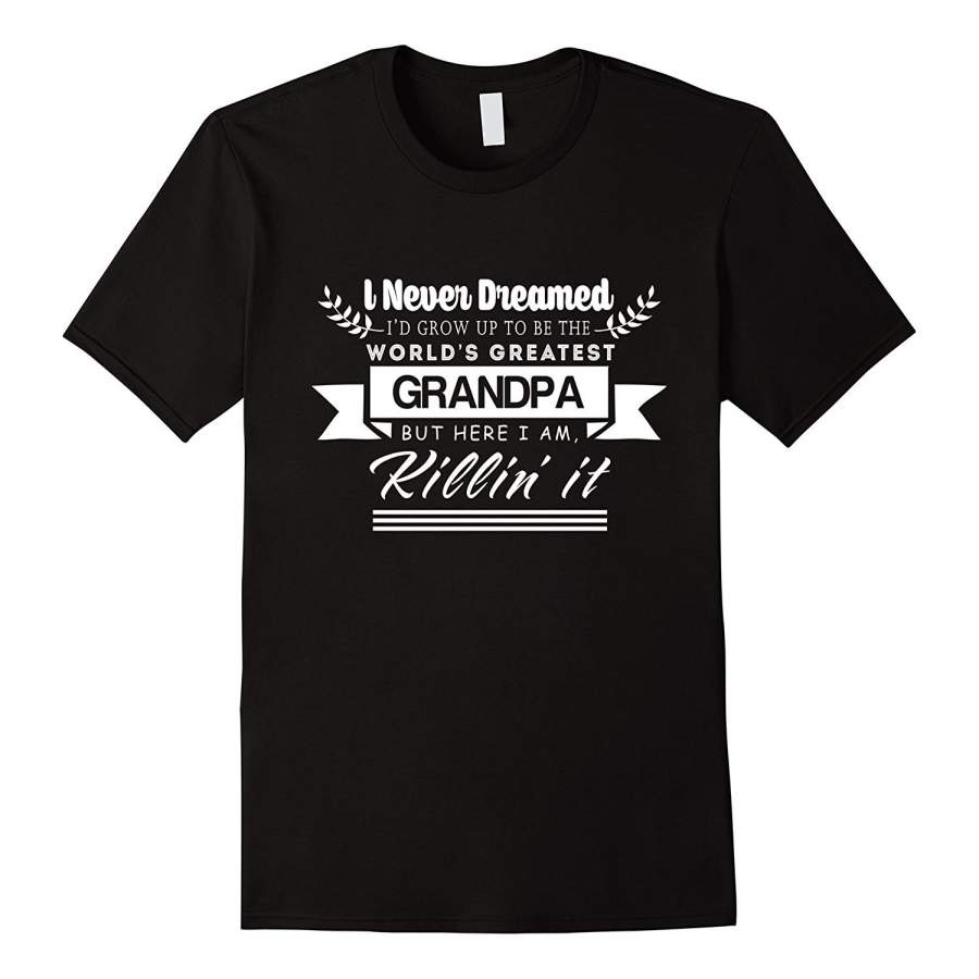 The World’S Greatest Grandpa T-Shirt, Gift For Fathers Day