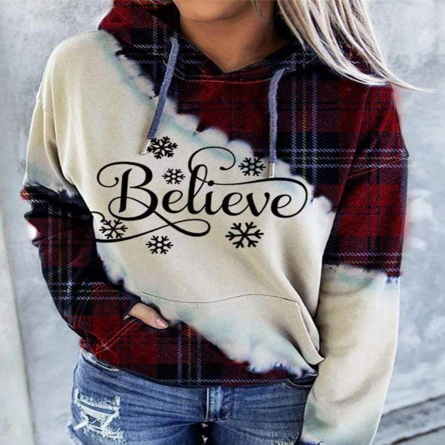 Christmas Believe Snow 3D All Over Printed Hoodie Sweater #V