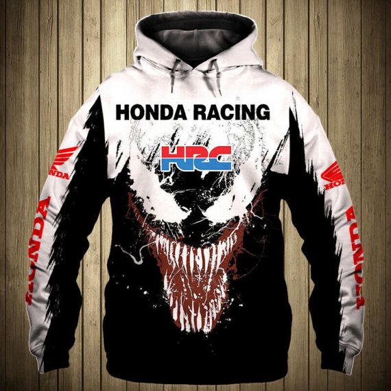 Gift Ideas Honda Racing Hrc Venom Face Unisex 3D Hoodie