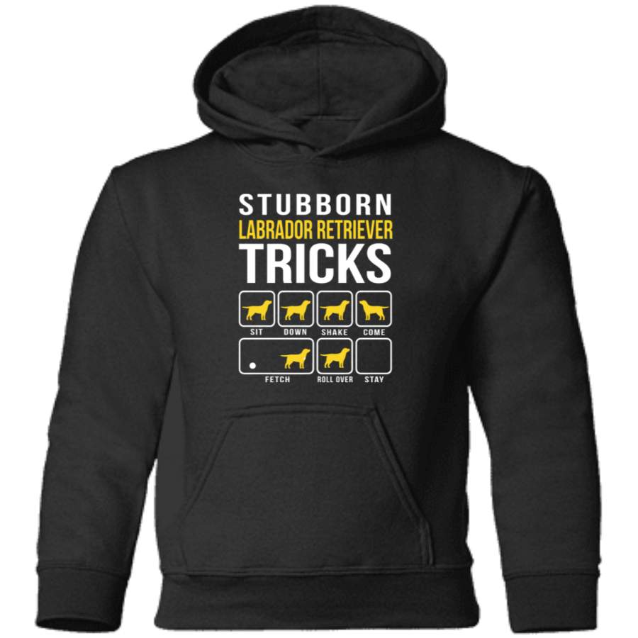 AGR Stubborn Labrador Retriever Tricks Toddler Pullover Hoodie