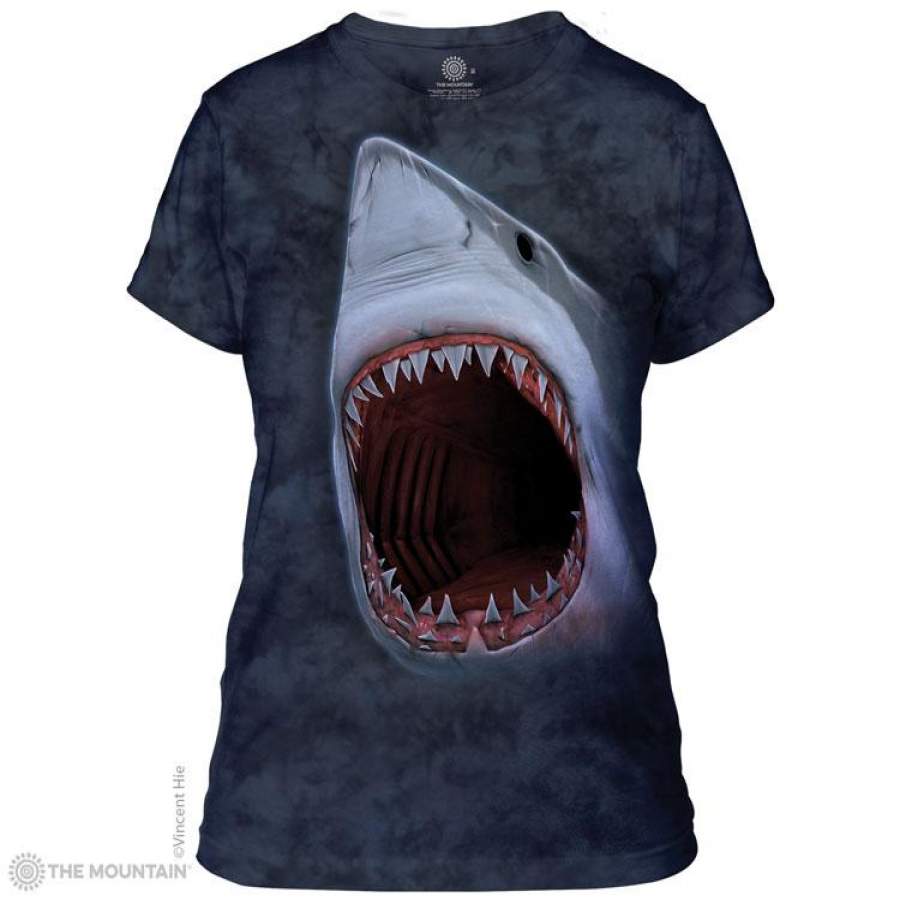 Shark Bite Womens T-Shirt