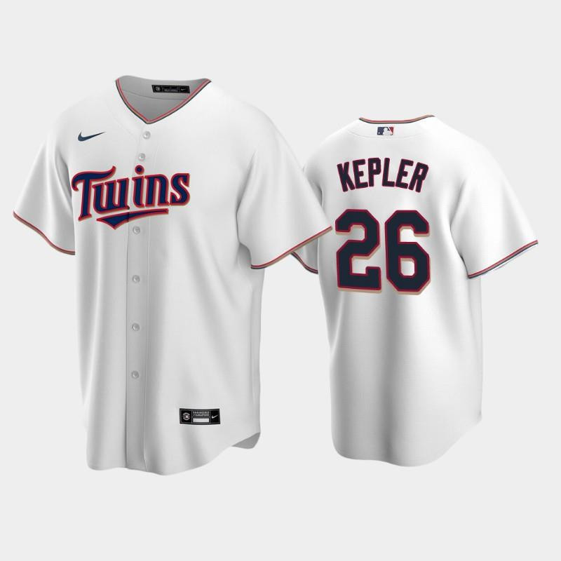 Twins 26 Max Kepler Home White Jersey