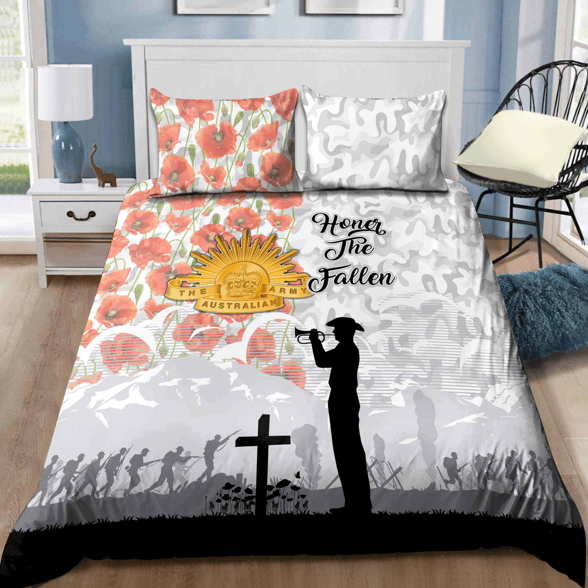 Anzac Day Lest We Forget 3D Bedding Home Decor