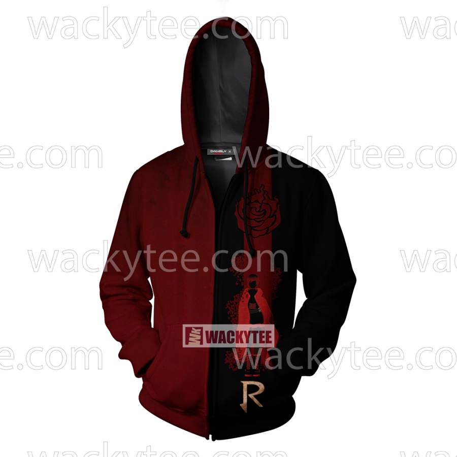 RWBY Ruby The Reaper Zip Up Hoodie – Plumosu Store