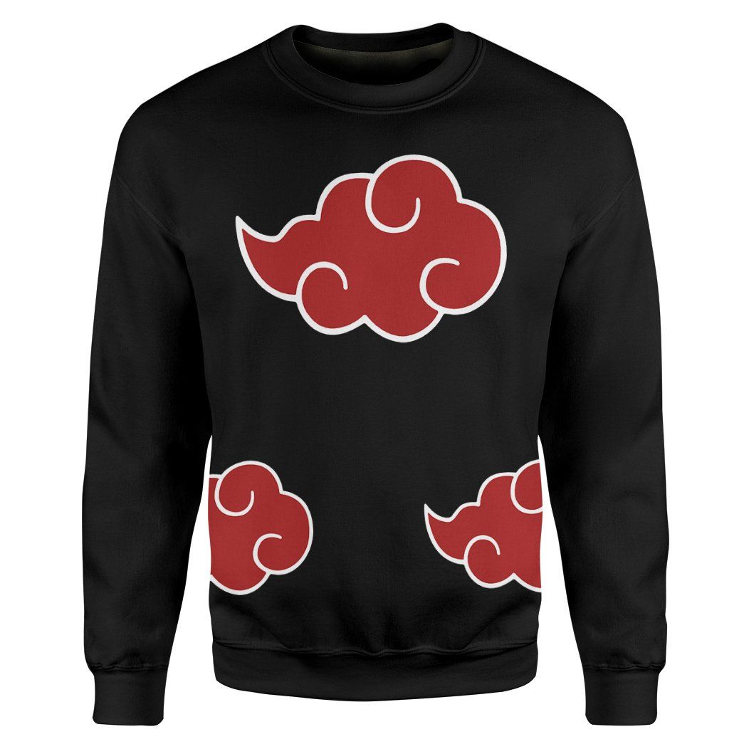 Anime Naruto Shippuden Akatsuki For Unisex Ugly Christmas Sweater, All Over Print Sweatshirt