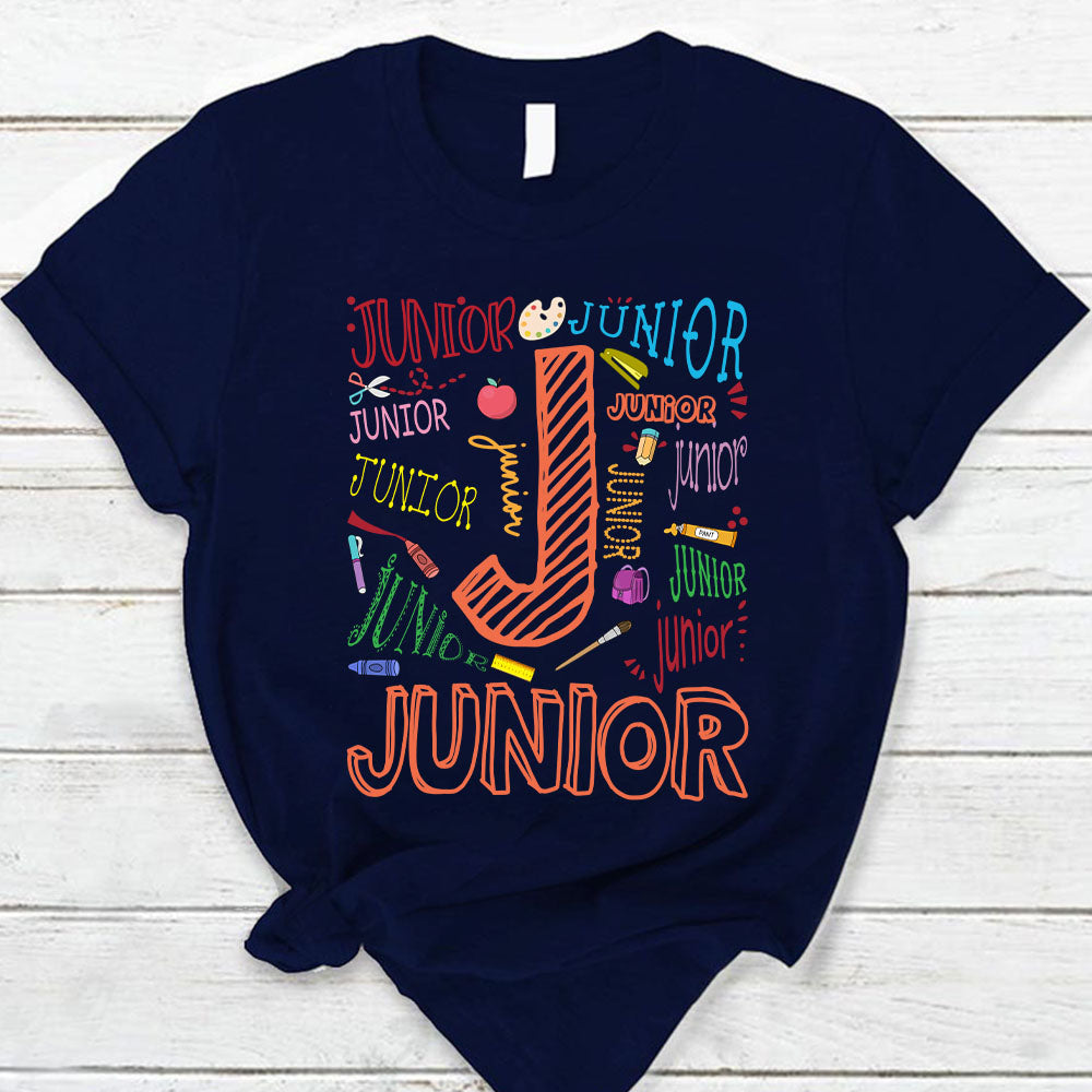 Junior Colorful Sketch T-Shirt For Teacher Ph99 Nh00