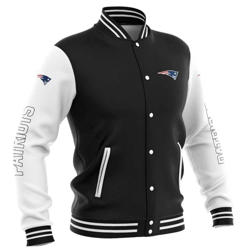 New England Patriots Baseball Jacket For Men