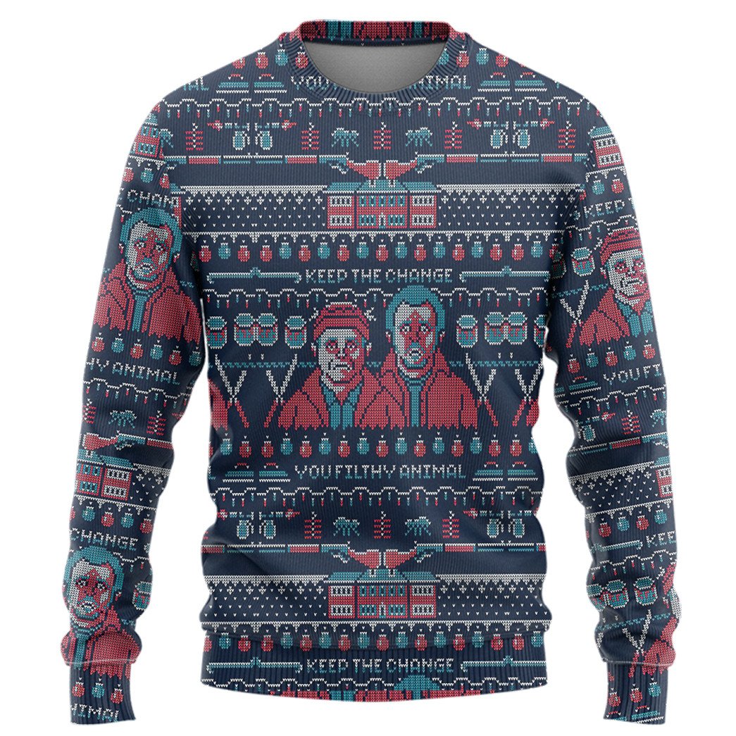 Alohazing 3D Home Alone Ugly Sweater