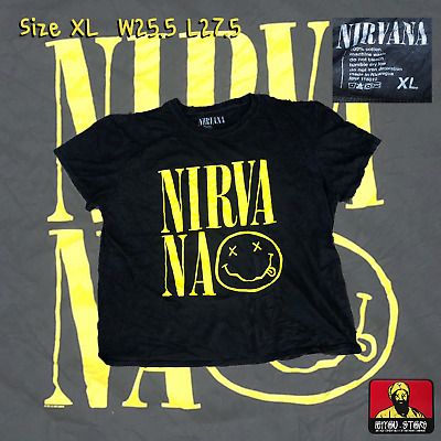 Vintage 2016 Nirvana Logo T-shirt 5170