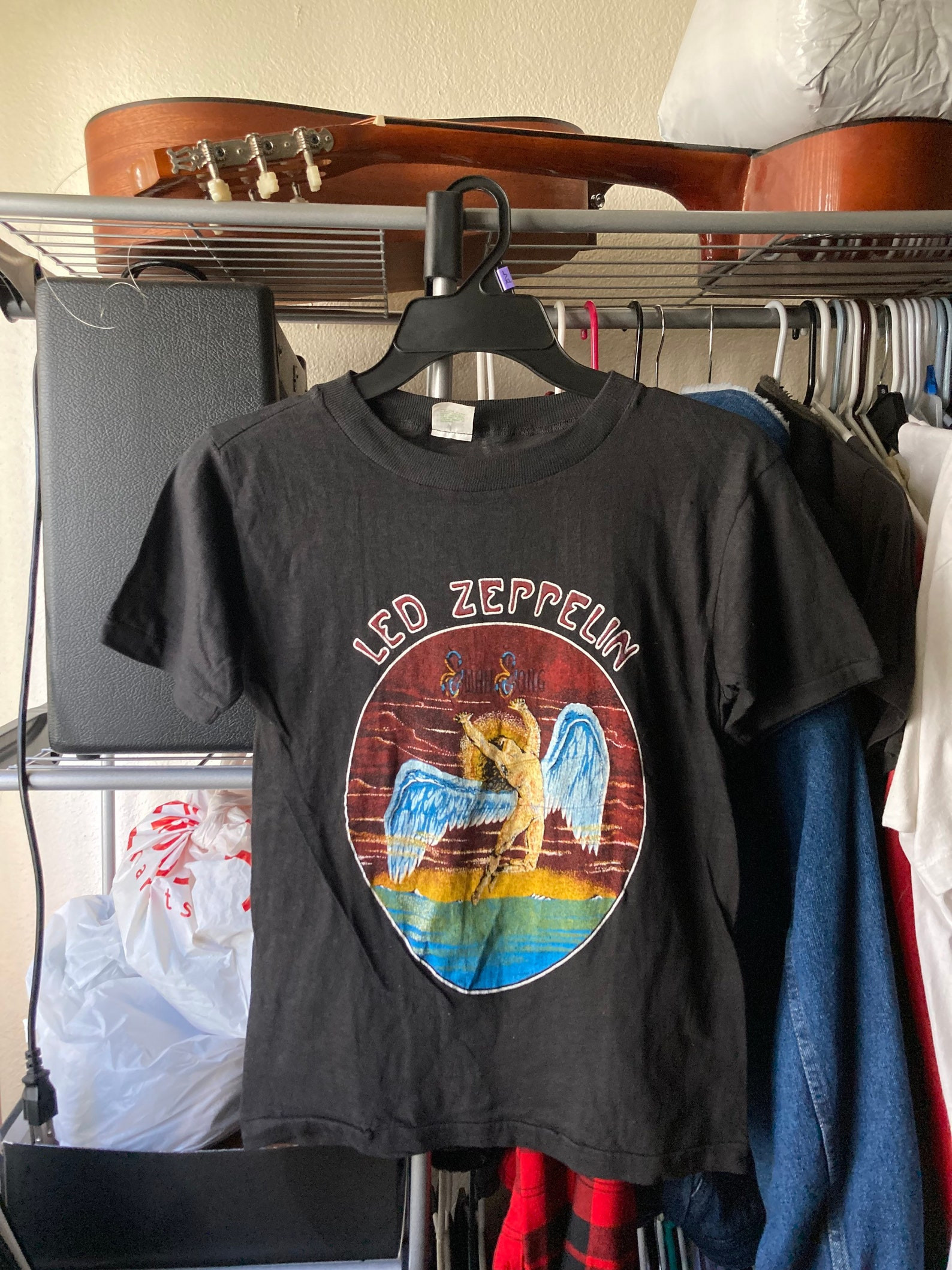 Vintage Led Zeppelin 70S Swan Song Shirt