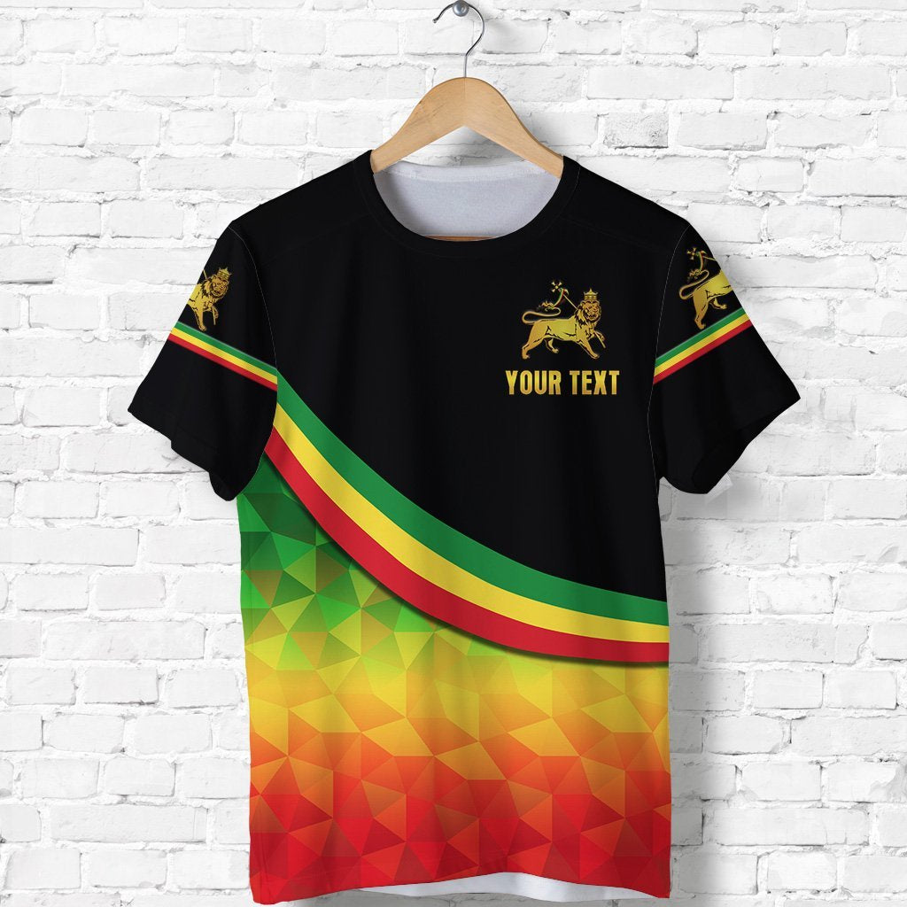 (Custom Personalised) Ethiopia Lion Of Judah T Shirt Simple Vibes Lt8