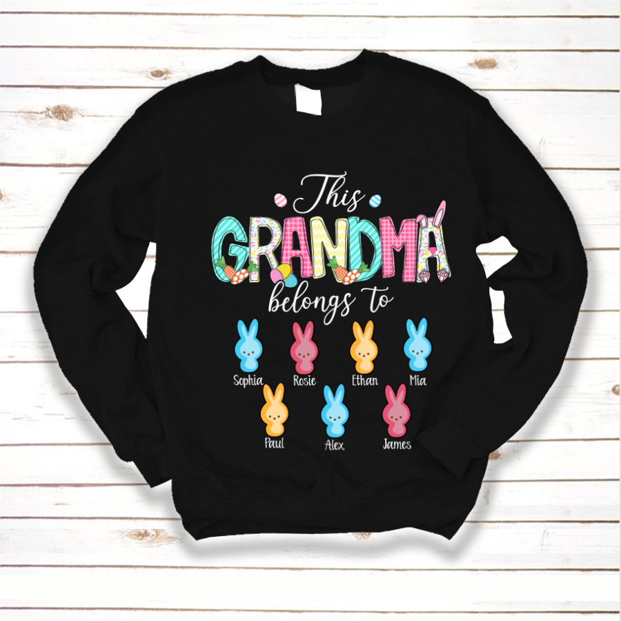 This Grandma Belong To Peeps Easter Sweatshirt