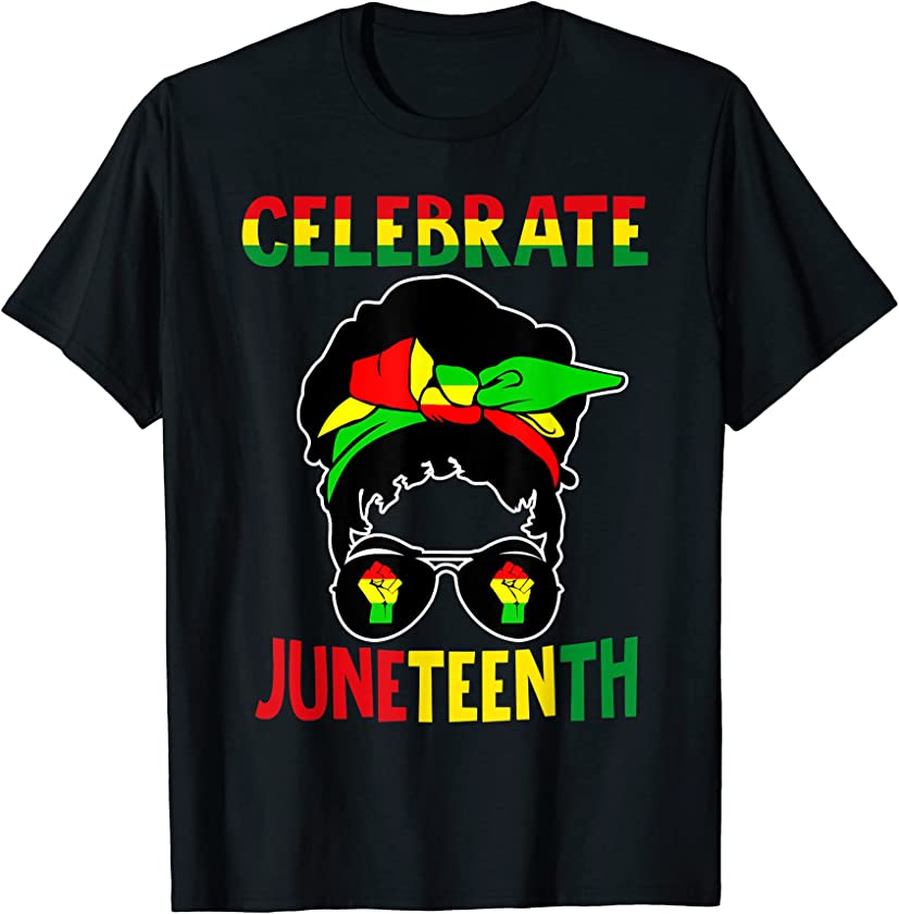 African American Black Women Celebrate Juneteenth Apparel T-Shirt