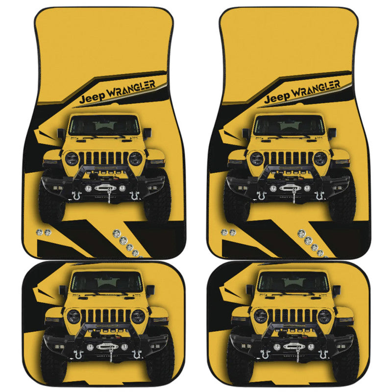 Jeep Car Mats – Car Floor Mats Car Accessories Wrangler – Yellow Lt8