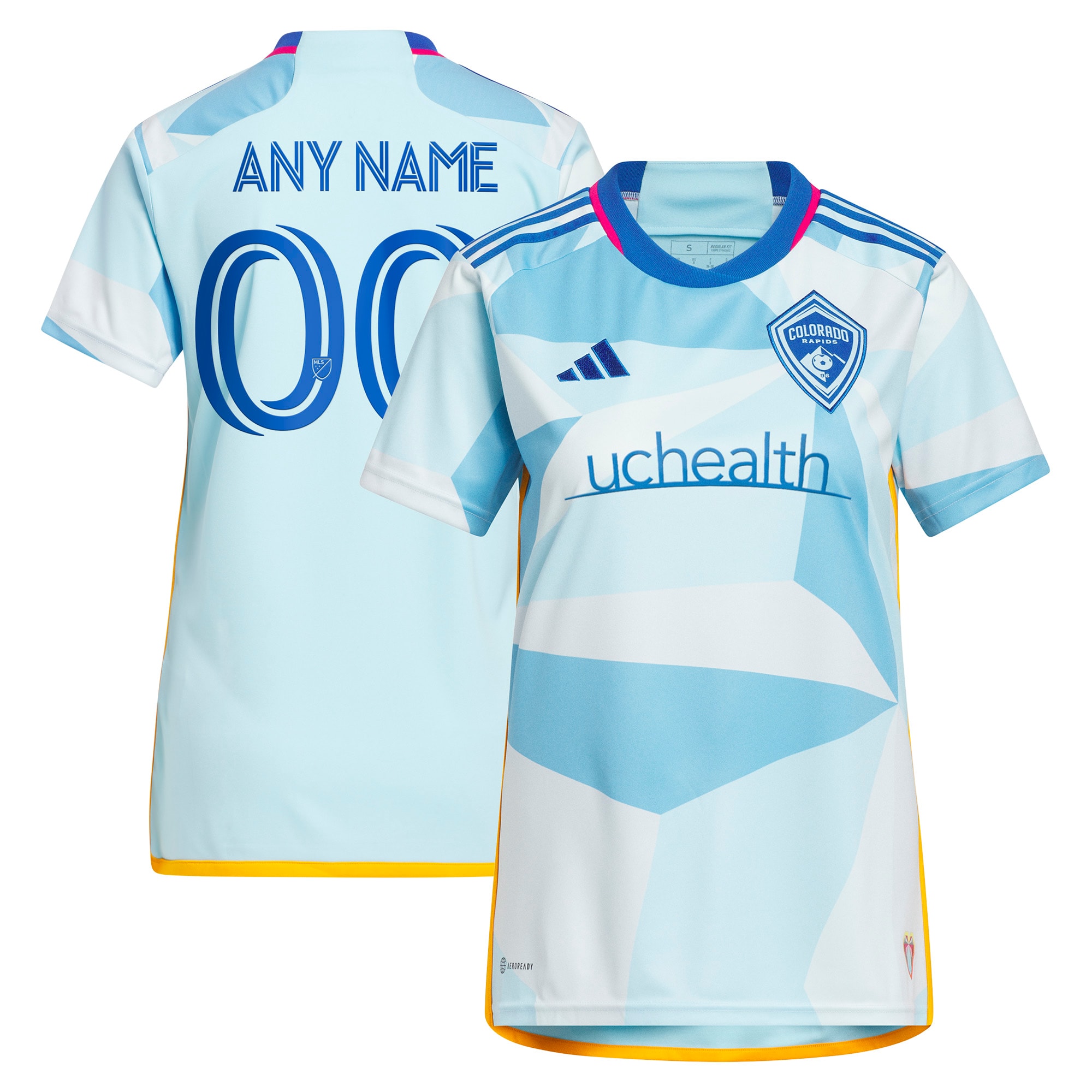 Colorado Rapids Women's 2023 New Day Kit Replica Custom Jersey – Light Blue