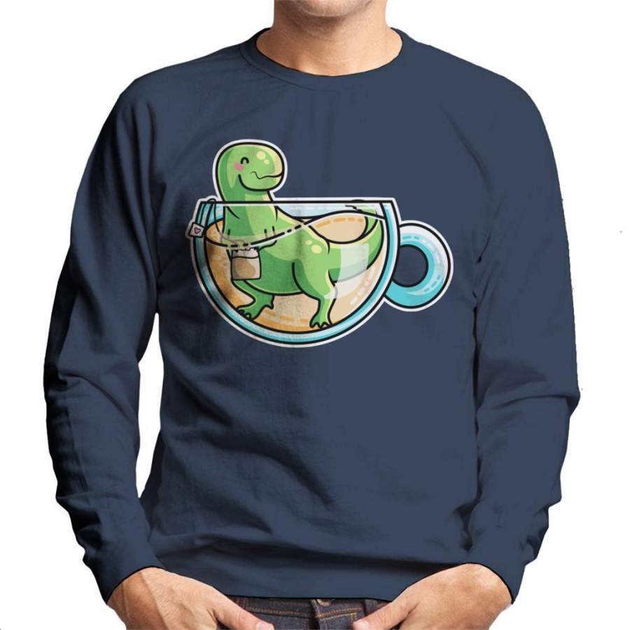 Tea Rex Dinosaur Men’s Sweatshirt