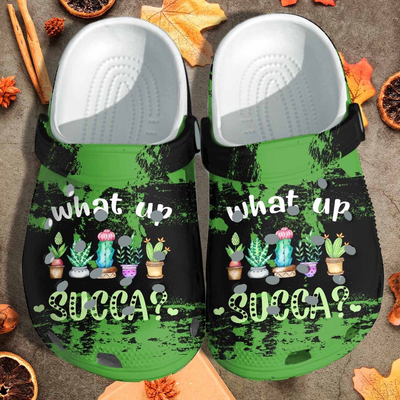 Cactus Plants Crocs Shoes Clogs Gift For Boy Girl – What Up Succa Beach ...