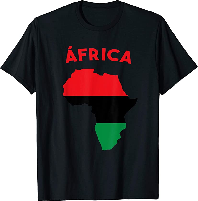 Africa Pan-African Design color Pan-African flag T-Shirt