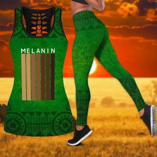 African American Melanin Combo Tank-Top And Legging