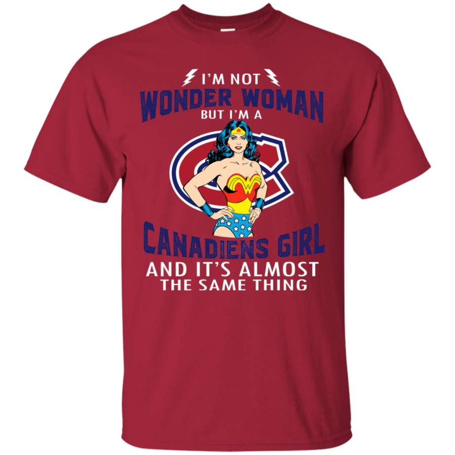 I’m Not Wonder Woman Montreal Canadiens T Shirts