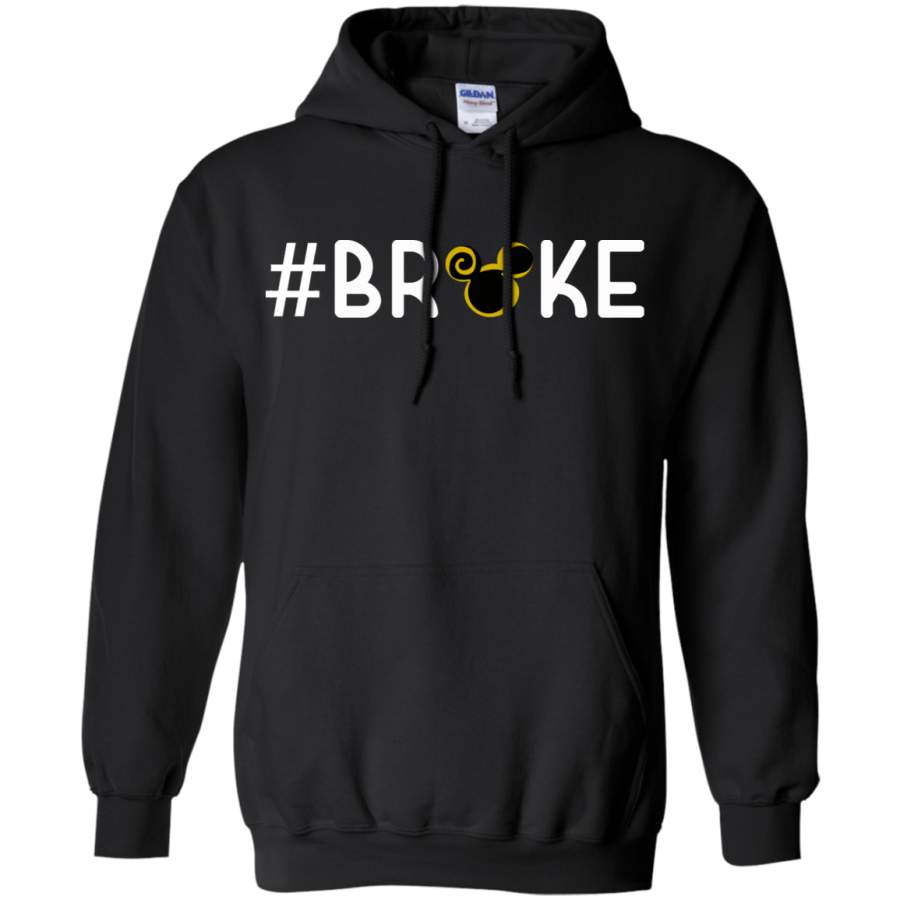 Broke Couple G185 Gildan Pullover Hoodie 8 oz.