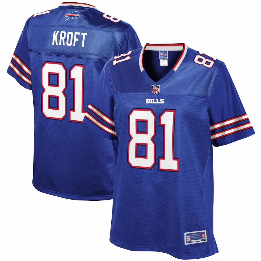 Tyler Kroft Buffalo Bills NFL Pro Line Womens Team Player Jersey – Royal