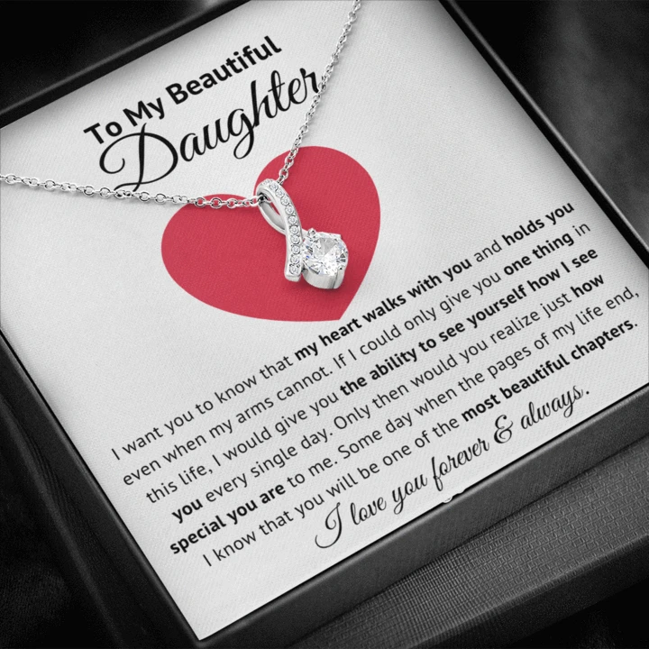 To My Beautiful Daughter – How Special You Are – Alluring Necklace