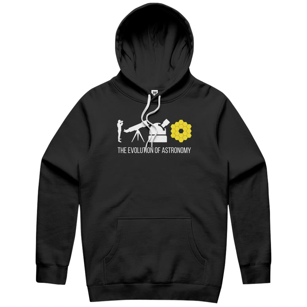 Evolution Of Astronomy Telescope James Webb Space Telescope Hoodie T-Shirt