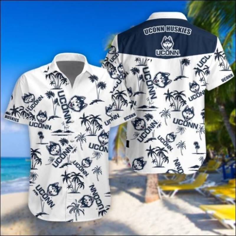 Uconn Huskies tropical hawaiian shirt – dnstyles