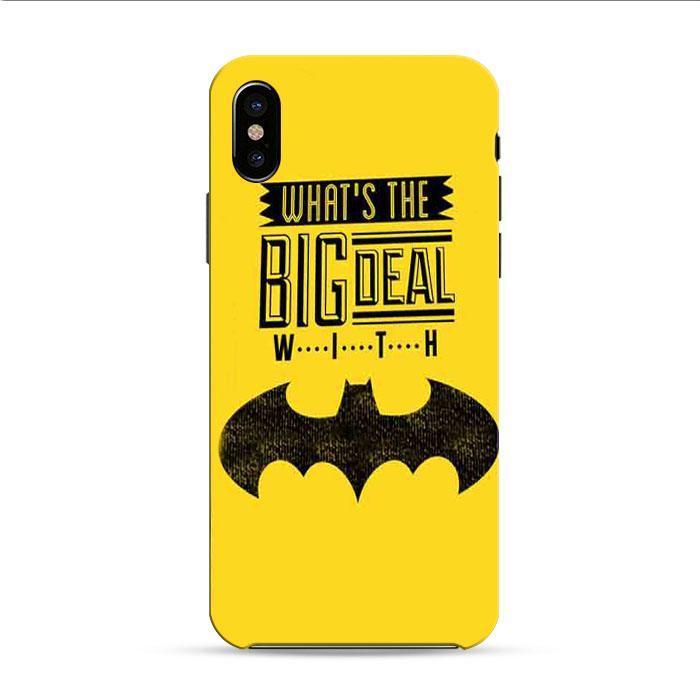 What’S The Big Deal With Batman Iphone Xr 3D Case | Black