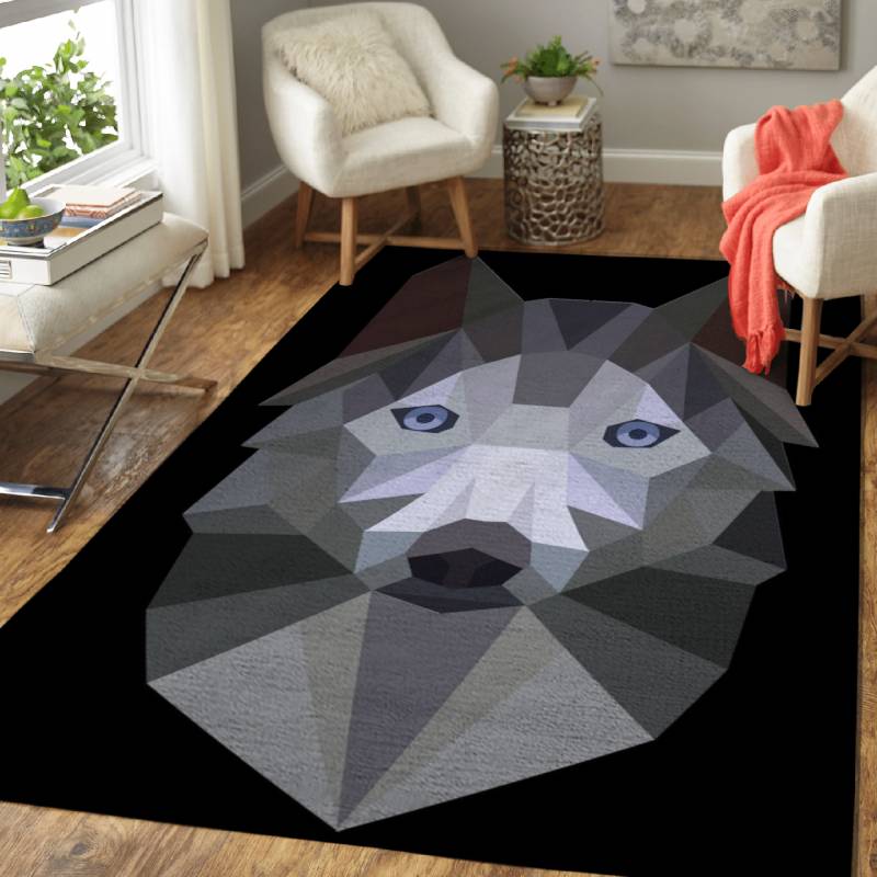 Husky Dog – Animals Area Rug Carpet