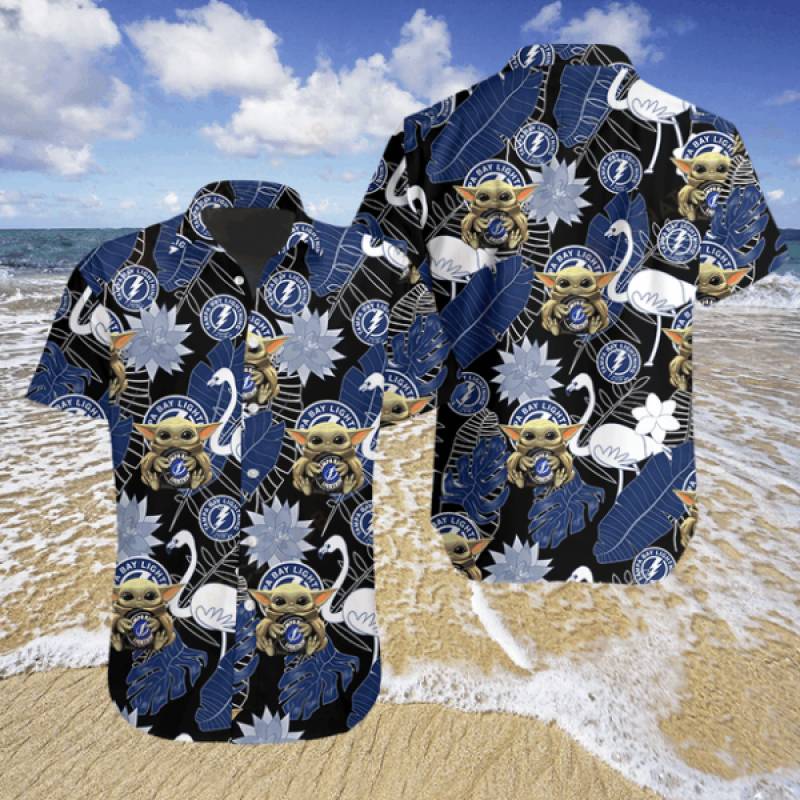 Tampa Bay Lightning Hawaii 3D Shirt With Shorts TBLN3D01190620