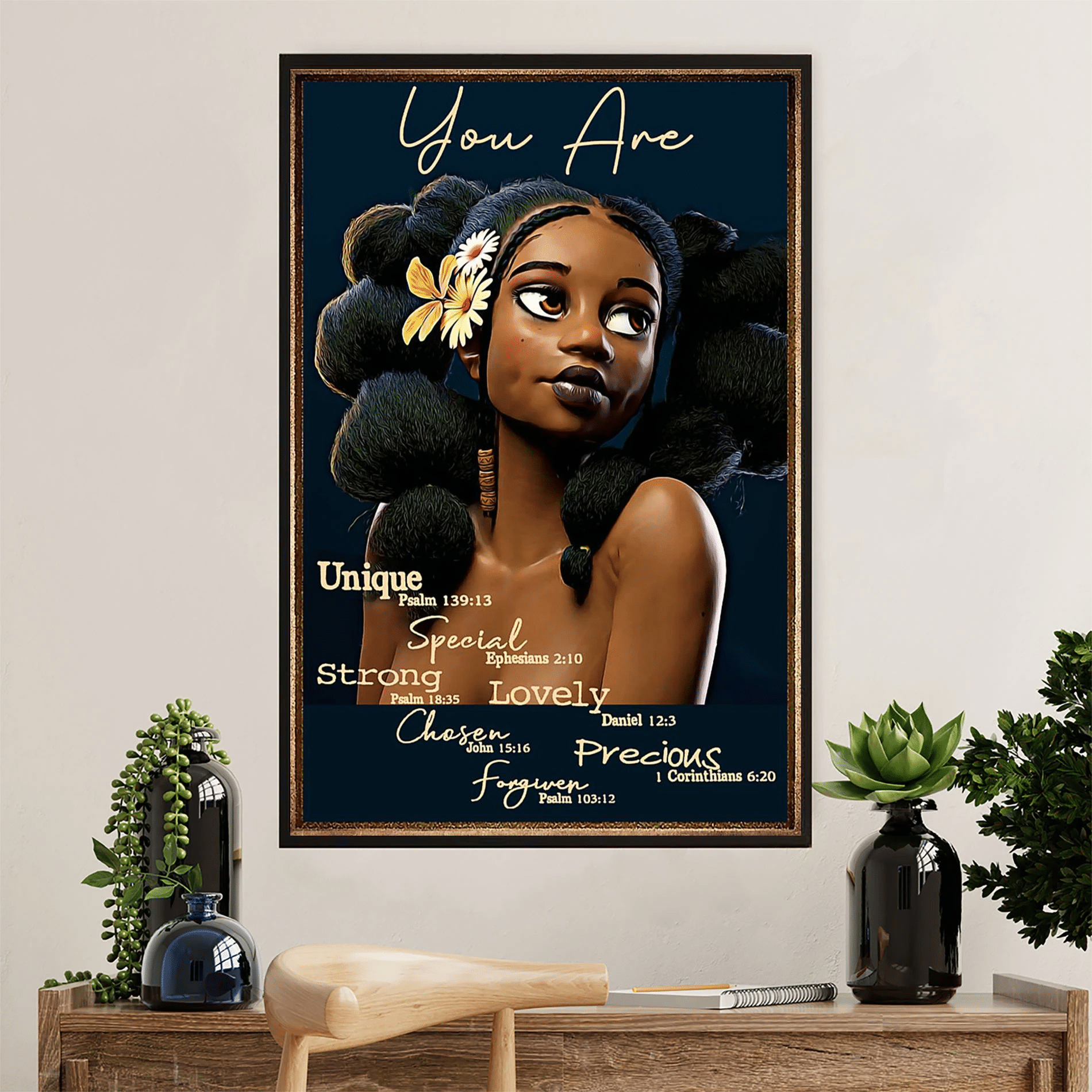 You Are Strong Poster Canvas – Gift For Black Girl Evg84616