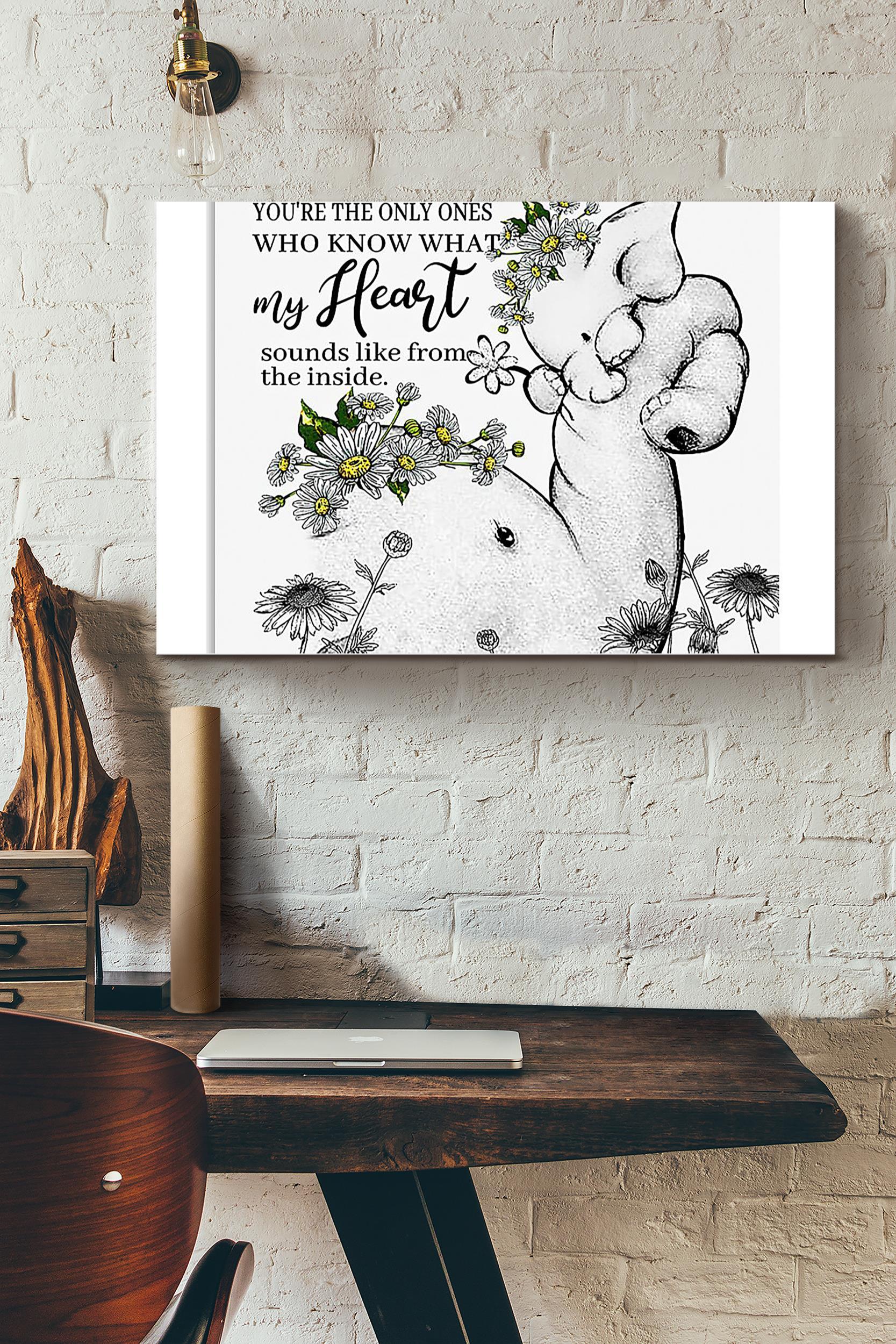 Elephants Know The Strength Of My Love For You (Unframed) Poster