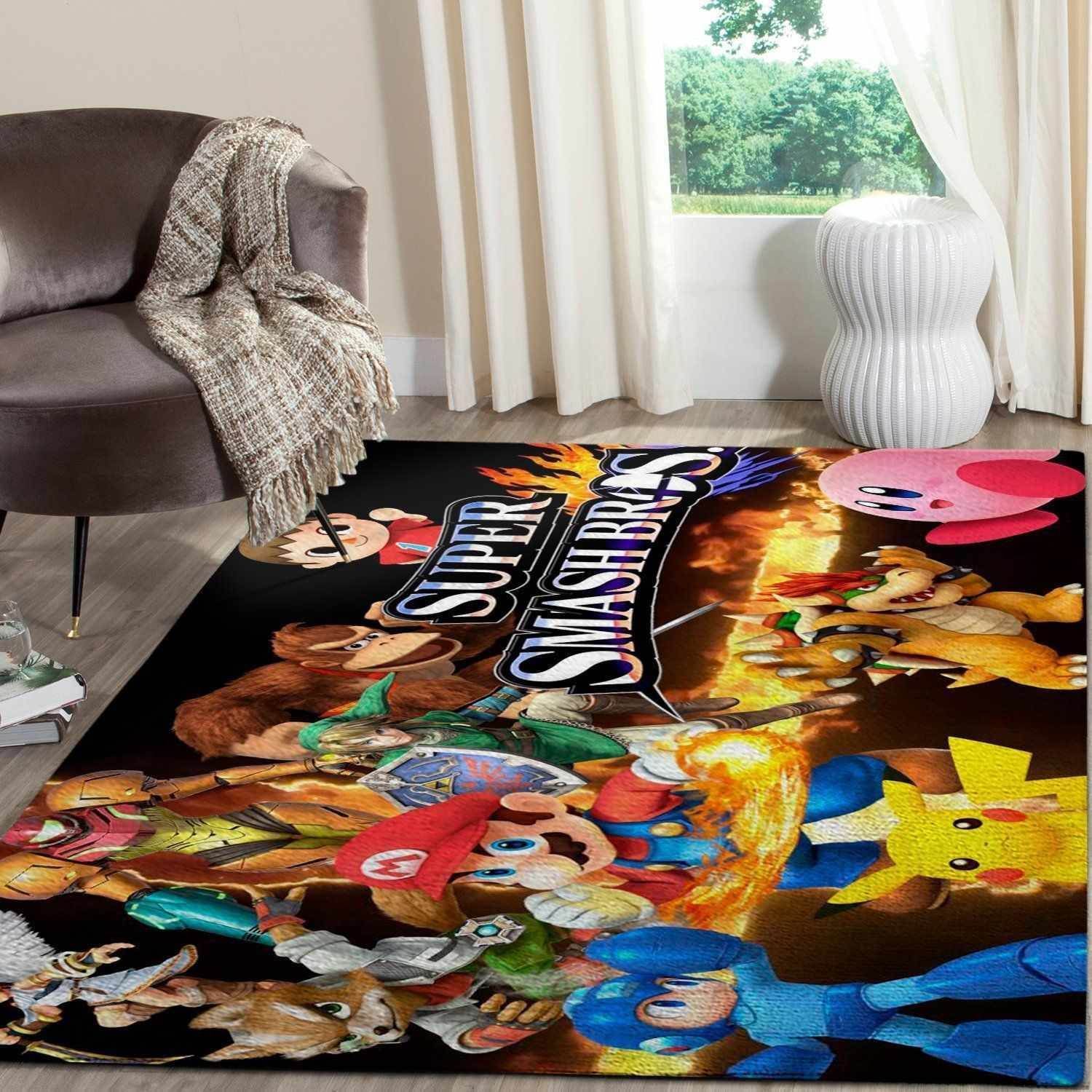 Super Smash Bros. Area  Sku 3656 Rug