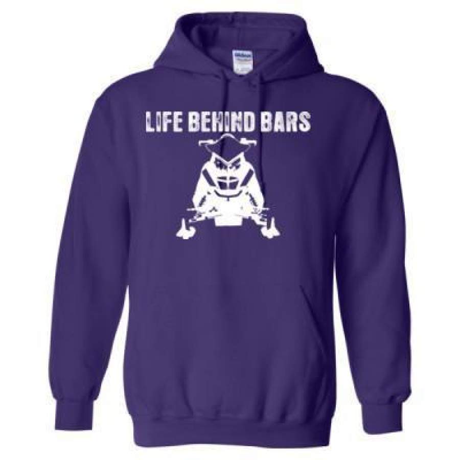 AGR Life Behind Bars Snowmobile – Heavy Blend™ Hooded Sweatshirt